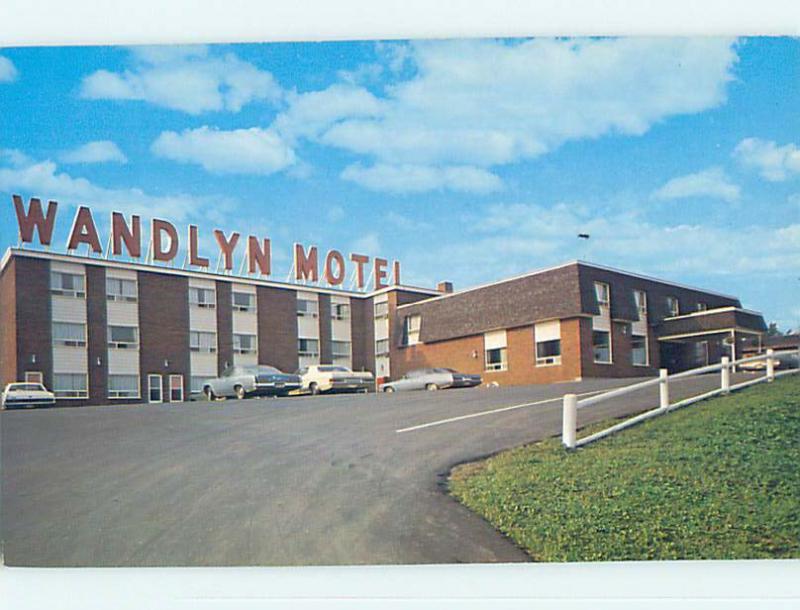 Unused Pre-1980 WANDLYN MOTEL Campbellton New Brunswick NB o0282