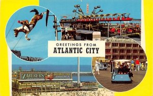 Greetings from Atlantic City New Jersey Postcard