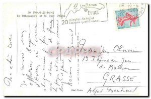 Modern Postcard Evian les Bains Debarcadere and Dent d'Oche Charter