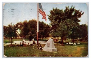 Childrens Park Smithvilla Sioux City Iowa IA DB Postcard Y1