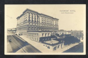 RPPC SAN FRANCISCO CALIFORNIA FAIRMONT HOTEL VINTAGE REAL PHOTO POSTCARD