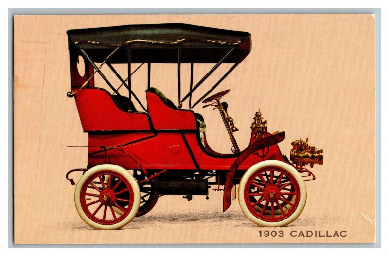 1903 Cadillac Museum Of Automobiles Morrilton AR Vintage Standard View Postcard 