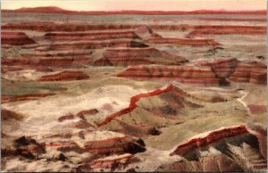 New Mexico The Painted Desert Near Gallup Handcolored Albertype