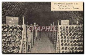 Old Postcard Folklore Wine Vintage Champagne Duminy Ay Champagne Wines on des...
