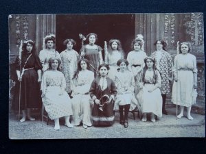 WOODBRIDGE St Mary Church CHURCH PLAY CINDERELLA c1913 RP Postcard H. Welton