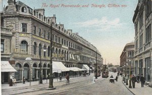 BRISTOL, THE ROYAL PROMENADE AND TRIANGLE, CLIFTON - Vintage POSTCARD