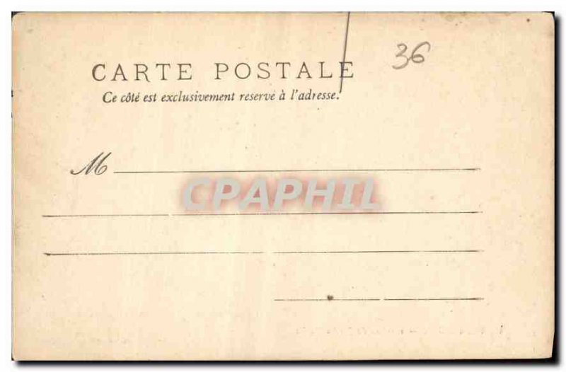 Old Postcard Chateauroux Lake Public Park