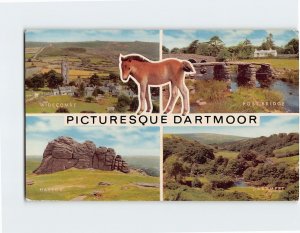 Postcard Picturesque Dartmoor, England