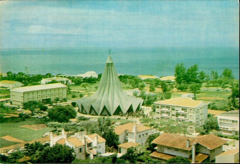 MIN0023 mozambique maputo polana saint antonio church general view 