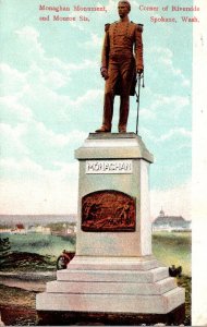 Washington Spokane Monaghan Monument 1910