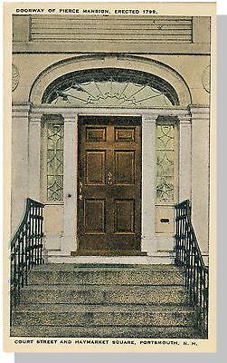 Portsmouth, New Hampshire/NH Postcard, Doorway Of Pierce