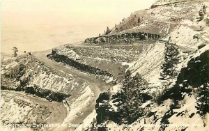 CO, Colorado Springs, Cheyenne Mountain, Switchbacks, RPPC, Sanborn No. S-192