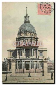 Old Postcard Paris Dome des Invalides