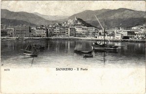 CPA SAN REMO Il Porto ITALY (803036)