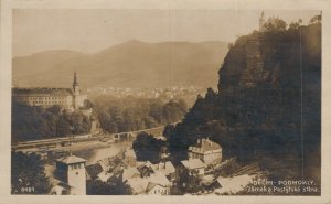 Czech Republic Děčín Podmokly Ústí nad Labem Decin Vintage RPPC 07.53