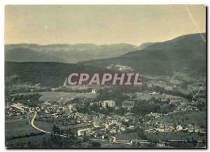 Modern Postcard Divonne les Bains General view and the Jura