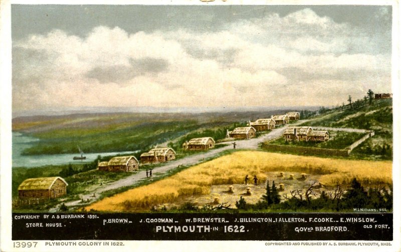 MA - Plymouth Colony in 1622