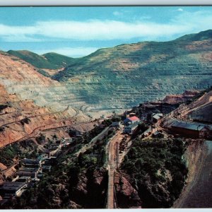 c1960s Salt Lake City UT Bingham Copper Mine Oquirrh Mountains by Hal Rumel A197