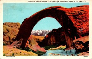 Utah Rainbow Natural Bridge 1943 Curteich