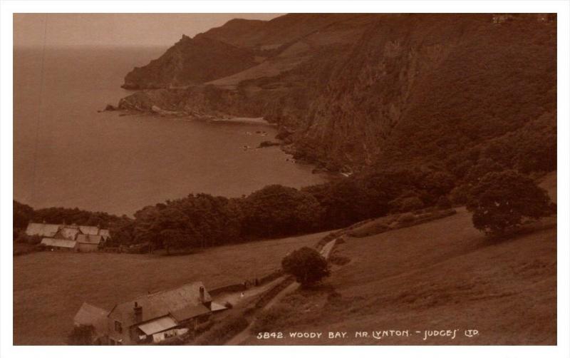 Lynton  Aerial view of Woody Bay    RPC Judges LTD no. 5842