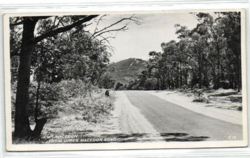 australia, Mt. MACEDON, Upper Macedon Road (1950s) RPPC