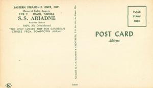 Steamship, S.S. Ariadne, Eastern Steamship Lines, Inc, T.N. Gilbert