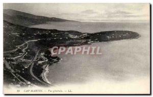 Old Postcard Cap Martin Vue generale