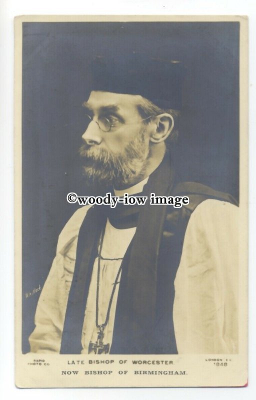 sy3145 - Bishop of Birmingham - postcard 