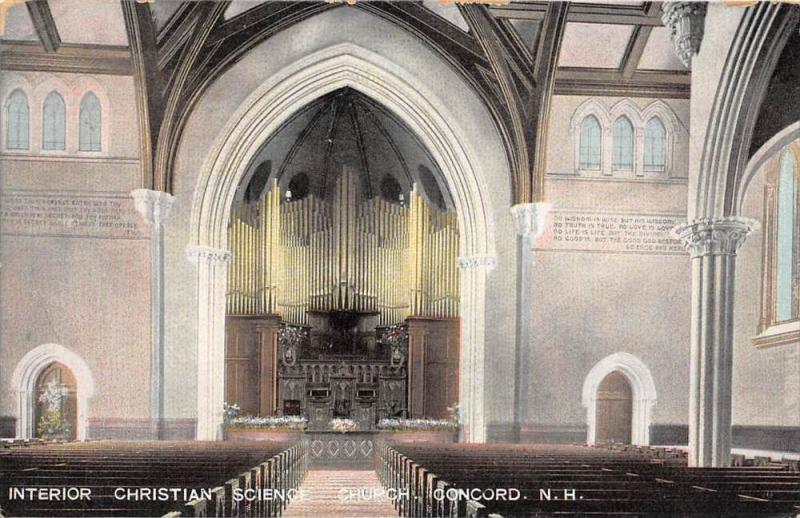 25546 NH, Concord, Christian Science Church, Interior