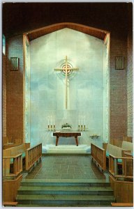 VINTAGE POSTCARD THE CHANCEL OXNAM CHAPEL AT WESLEY THEOLOGICAL SEMINARY D.C.