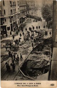 CPA L'ORAGE DU 15 JUIN a PARIS (8e) Place Saint-Ph-du-Roule (193087)