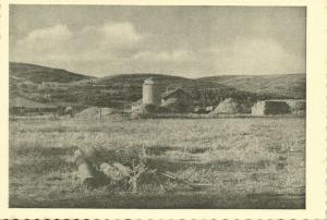 israel palestine, MIZRA מִזְרָע, Kibbutz, Panorama (1930s) Tmunia Postcard 222