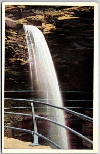 Cavern Tunnel Watkins Glen New York NY Waterfalls Scenic Attraction Postcard