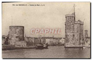 Old Postcard La Rochelle Port of Entry