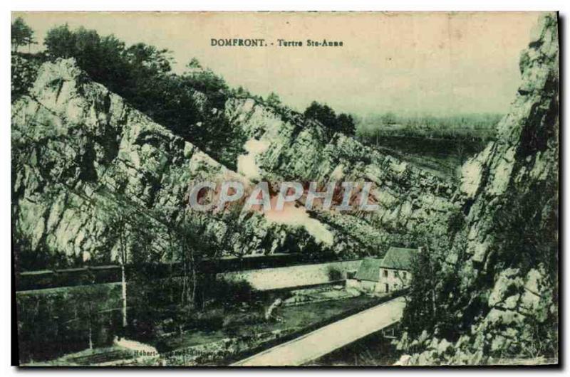 Old Postcard Domfront Tertre Ste Anne