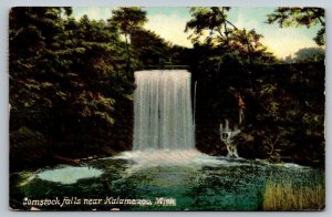 Comstock Falls  Kalamazoo  Michigan   Postcard  1911