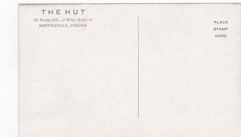 Virginia Martinsville The Hut Restaurant sk5273