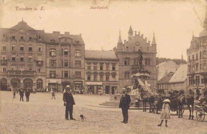 Czech Republic Tetschen Marktplatz 02.41