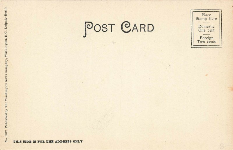 Washington DC Interior City Post Office Postcard