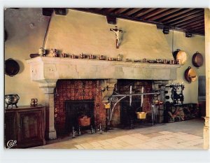 Postcard The Fireplace, The Kitchen, Hostel-Dieu, Beaune, France