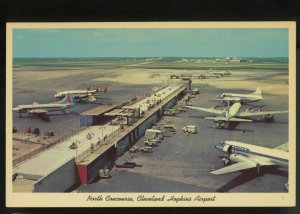 Cleveland OH North Concourse, United Airlines, EASTERN Hopkins Airport Postcard