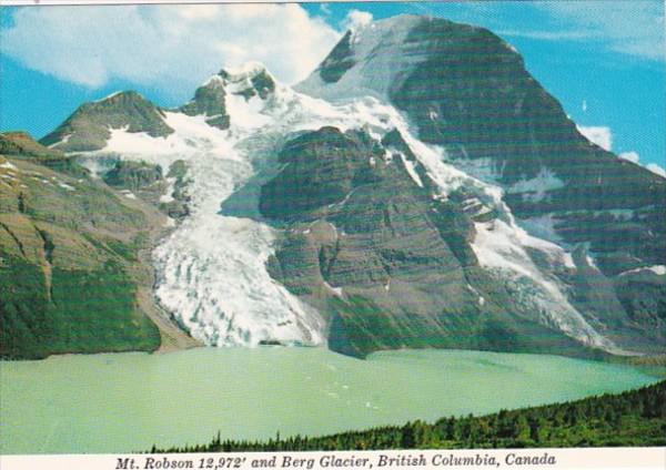 Canada Jasper Mount Robson and Berg Glacier