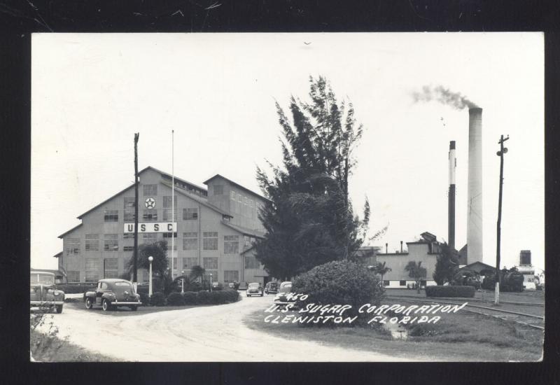 Rppc Clewiston Florida U.S Sugar Corporation Factory Real Photo