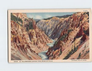 M-190675 Yellowstone Canyon from Brink of Great Falls USA