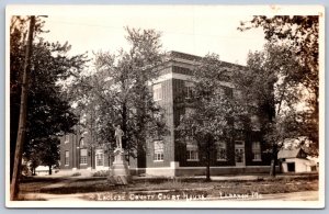 K45/ Lebanon Missouri RPPC Postcard c30s Laclede County Court House 467