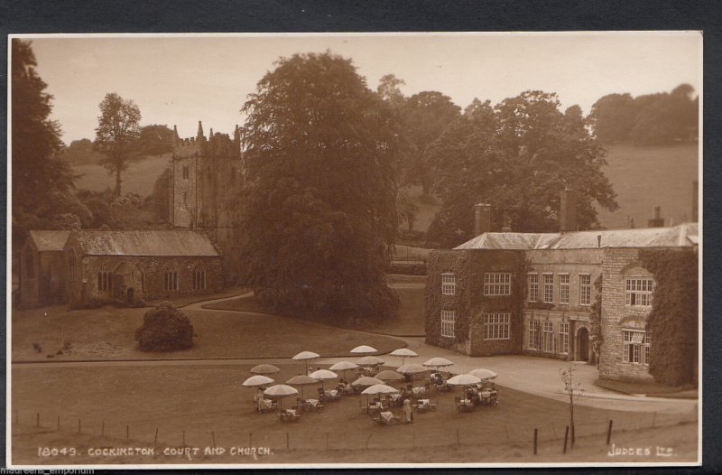 Devon Postcard - Cockington Court and Church  MB2607