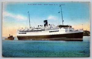 SS  Saint John  New Brunswick  Canada  Postcard