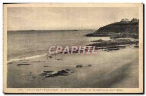 Old Postcard Saint Quay Portrieux And Semaphore Pointe De Saint Quay