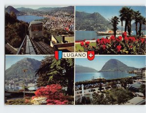 Postcard Lugano, Switzerland