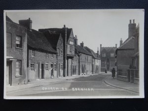 Bucks BURNHAM Church Road near THE OLD FIVE BELLS - Old RP Postcard